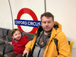 Oxford Circus tube sign