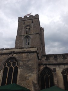 climbing the church