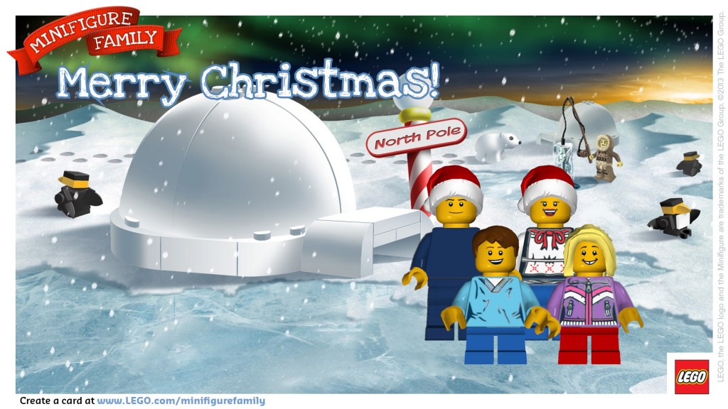 LEGO Minifigure holiday card