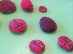 painted ladybirds