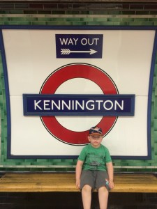 on the tube 
