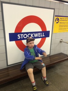on the tube 