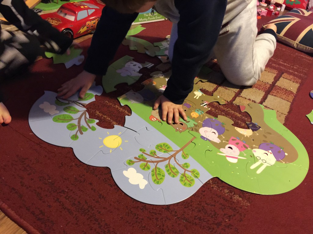 Giant Muddy Puddle Floor Jigsaw Puzzle