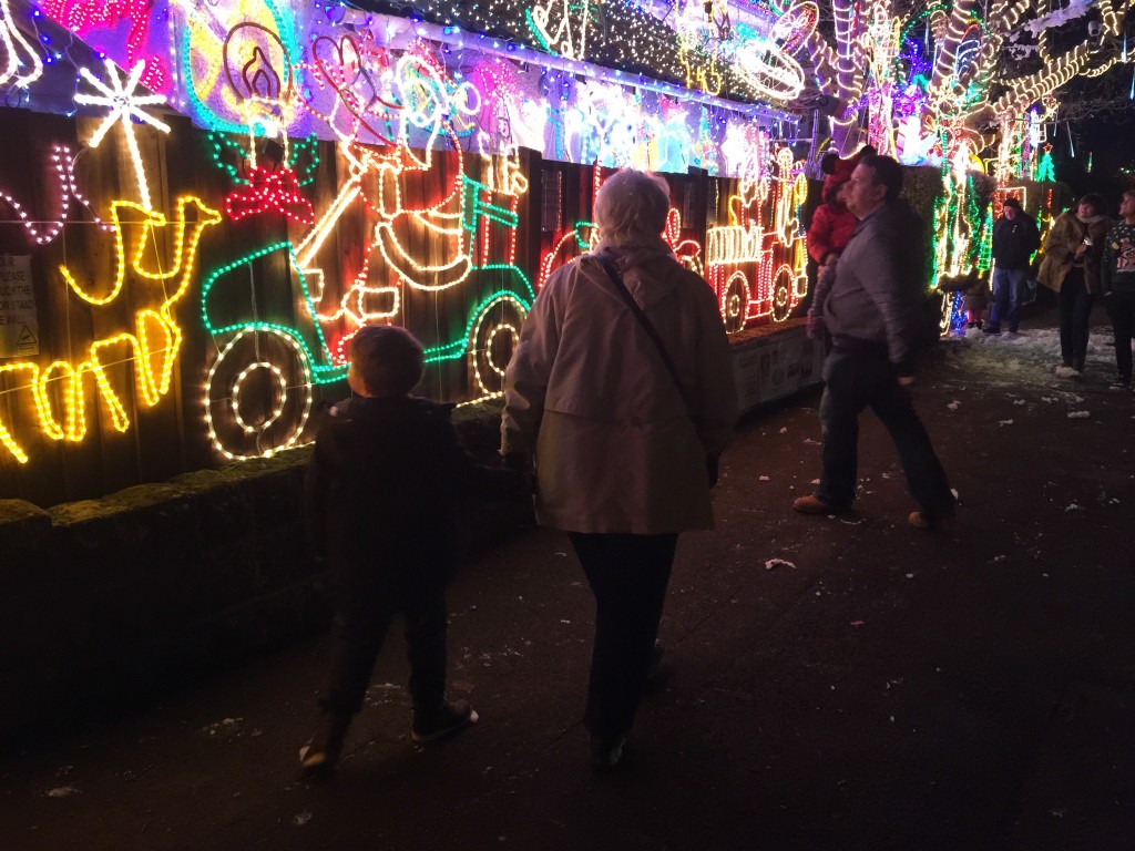 Christmas lights at Melksham