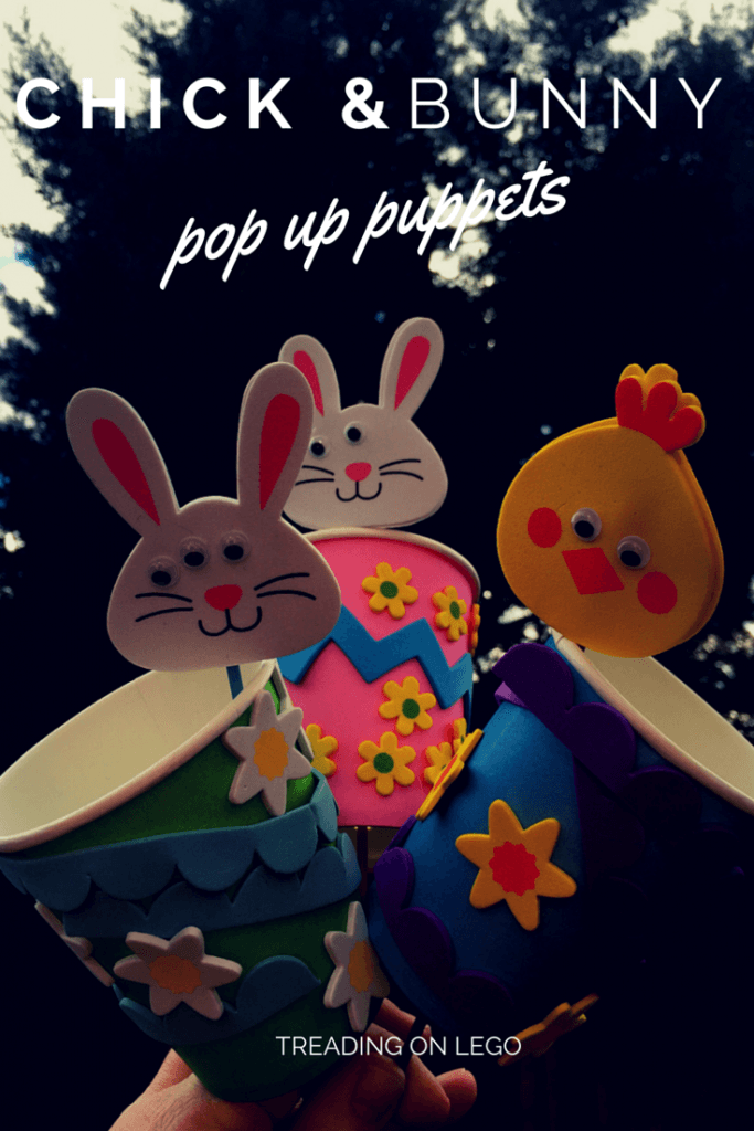 Easter pop up puppet