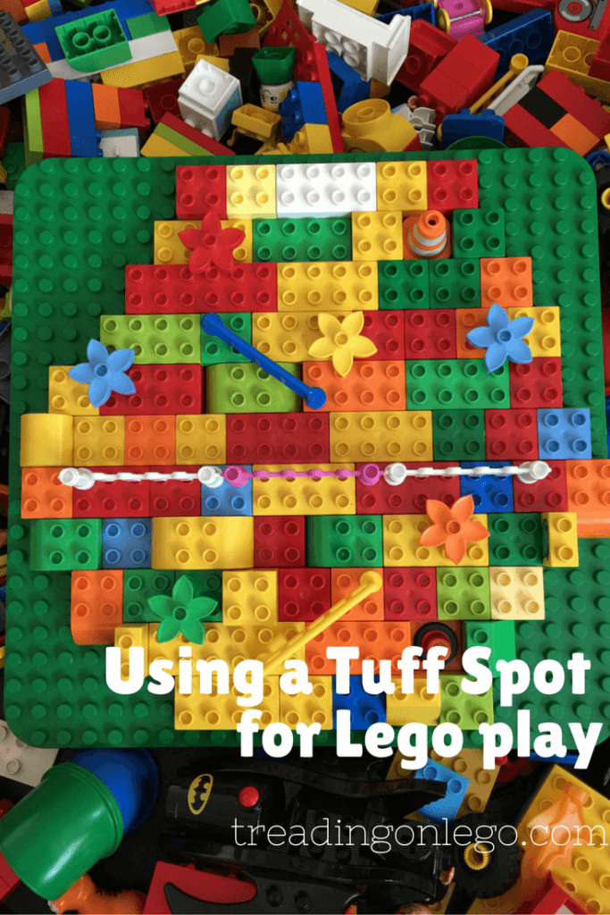 Using a Tuff Spot for Lego play 