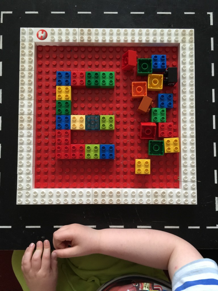 letter recognition with lego