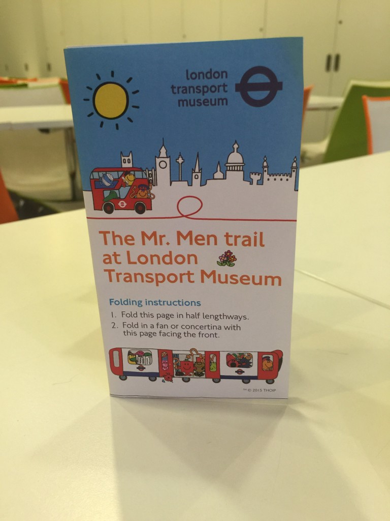 Mr. Men Little Miss trail at the London Transport Museum