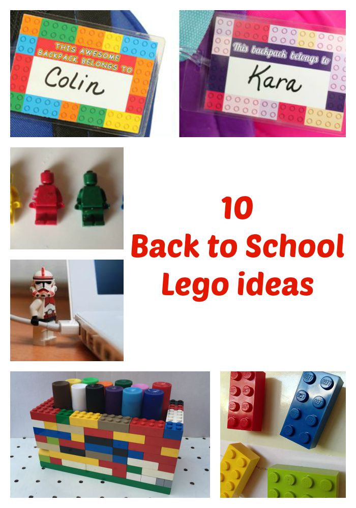 10 Back to School Lego ideas
