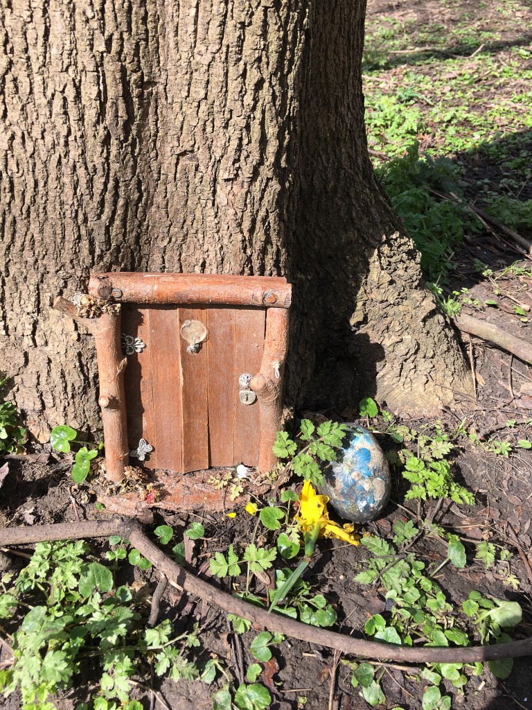 fairy door in tree