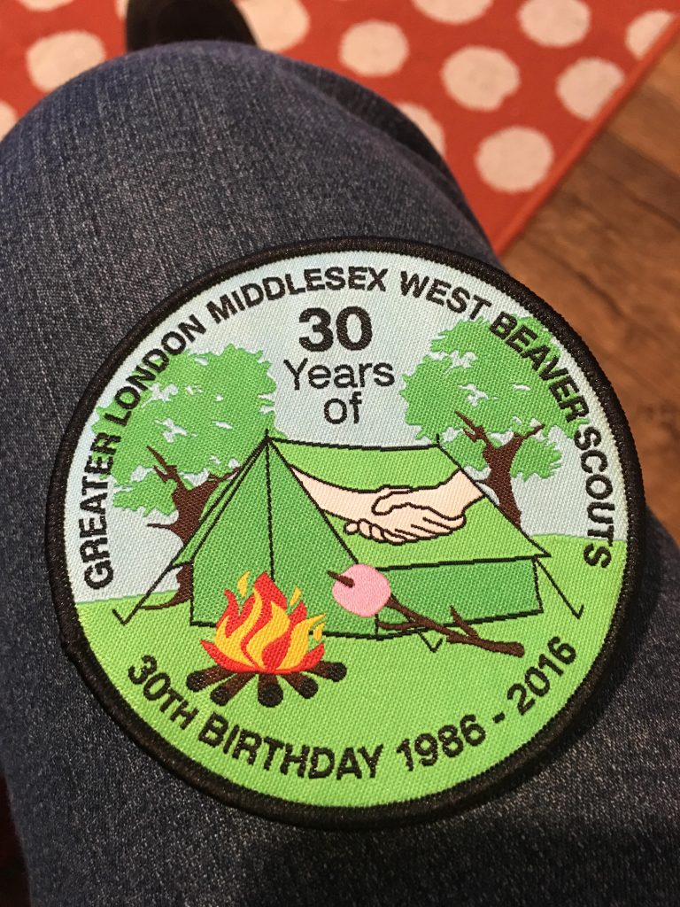 Beaver 30 badge