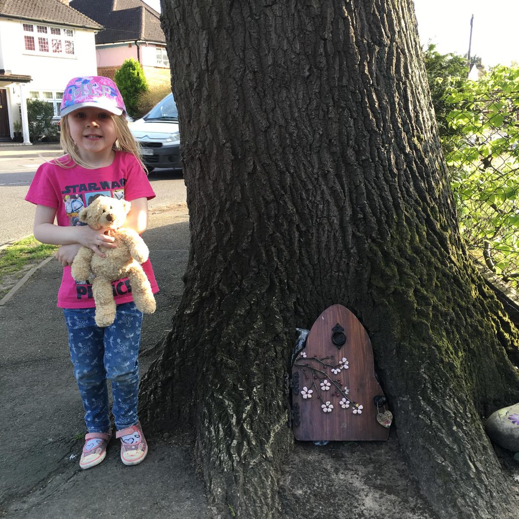 visiting the fairy house