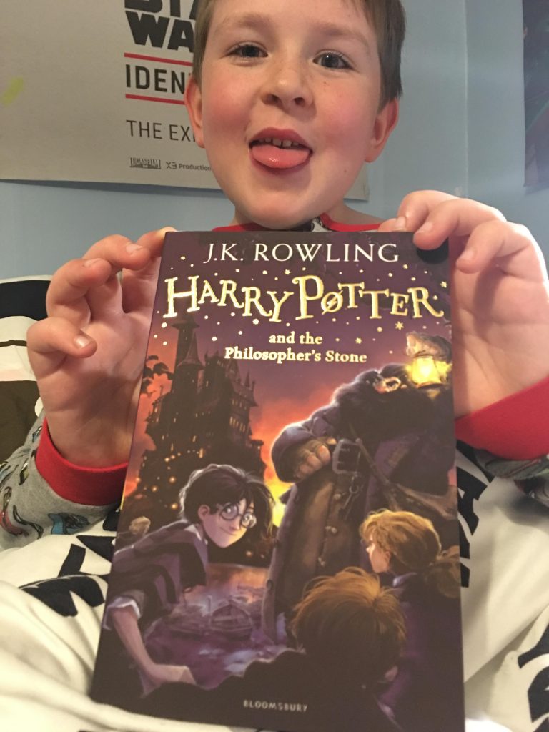 reading Harry Potter